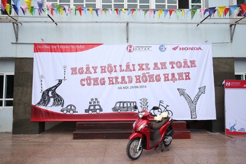 Chương trình Ngày Hội lái xe an toàn với Honda Việt Nam.