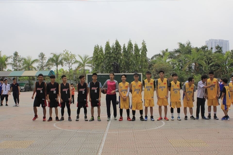 Khai mạc giải bóng rổ Khai xuân 2017 và chương trình Đoàn Thị Điểm Cheer Up