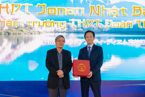 GIAO LƯU HỢP TÁC QUỐC TẾ GIỮA TRƯỜNG THPT ĐOÀN THỊ ĐIỂM VÀ TRƯỜNG THPT JONAN NHẬT BẢN